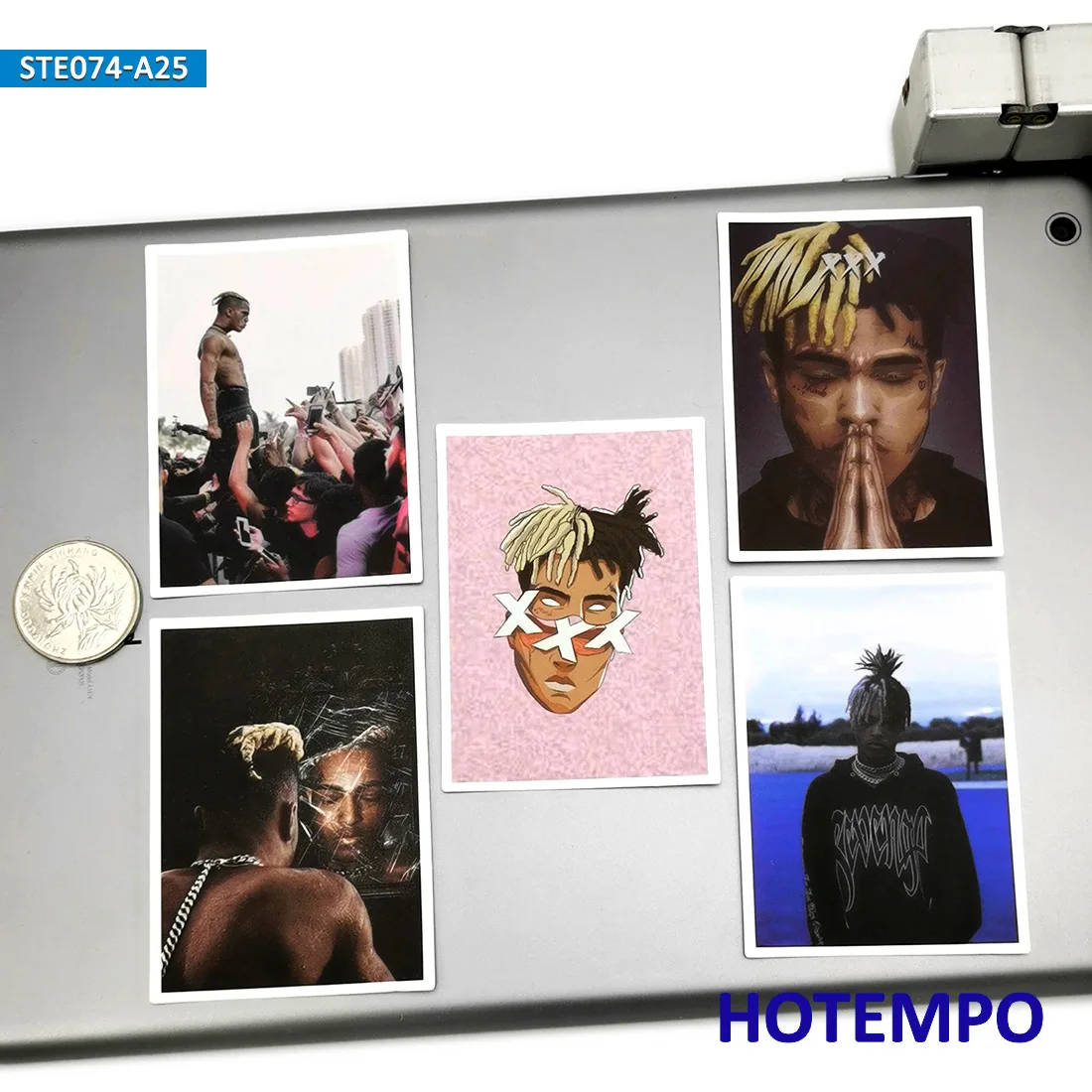 25 шт. американский рэппер Xxxtentacion постер модный стиль наклейки для мобильного телефона ноутбука багаж гитара чехол скейтборд наклейки