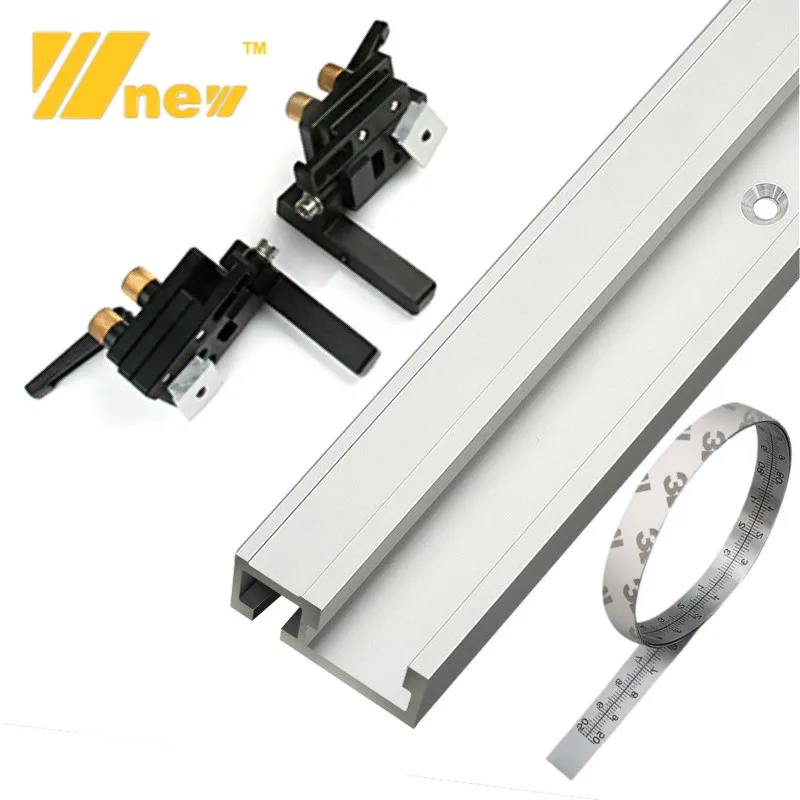 Woodworking DIY Chute Tools T Track Slot Miter Track Jig Stopper Aluminum Sliding T-Slot for Router Table Bandsaws for woodworking tools,miter track jig,woodworking t track