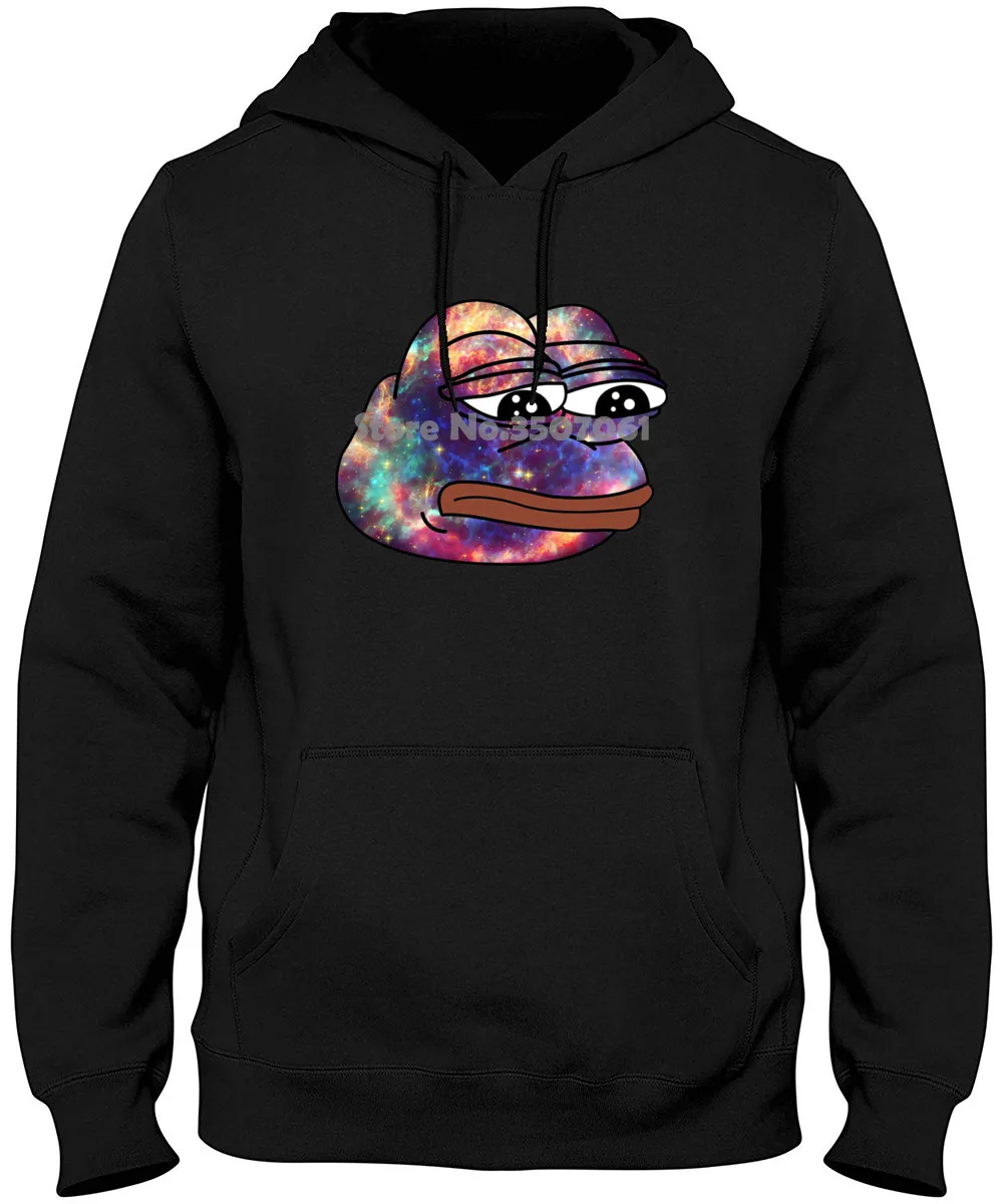 

Discount 100 % Cotton For Men's Rare Dank Cosmic Space Frog Meme Hoodies & Sweatshirts