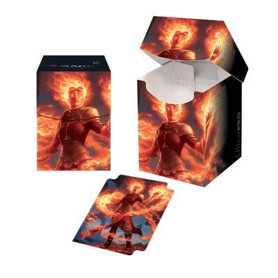 Оранжевый Ультра Pro Deck Box UMA Ultimate Master Art настольные игры карты TCG колода чехол для магических карт MGT/Pkm/YGO/сборные игры - Цвет: Оранжевый