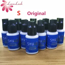 10 bouteilles/lot livraison gratuite extensions sourcils et cils Original ciel colle adhésive type S, bouchon noir 5ml, colle de greffage de cils