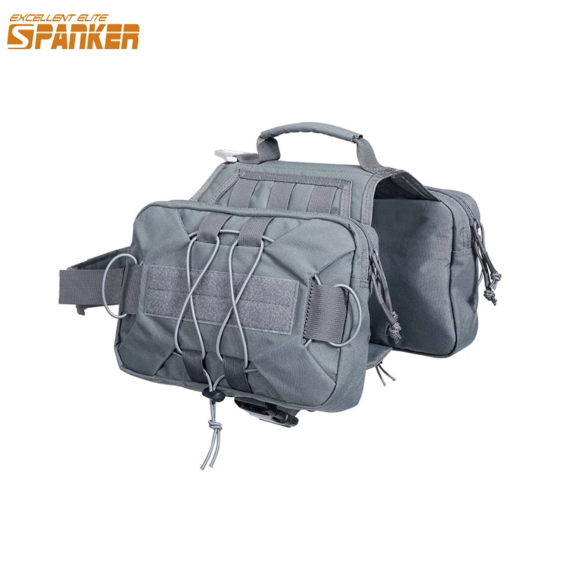 Рюкзак для собак EXCELLENT ELITE SPANKER тактический тренировочный жилет с 2 вместительными