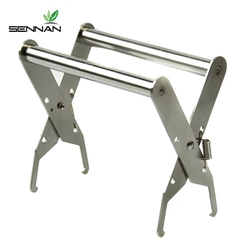 

2 Pcs Bee Hive Frame Stainless Steel Holder Capture Grip Set Accessory Protect Bee Sting Capture Grip Beekeeping Equipment