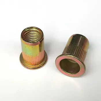 

200pcs/Set Rivet Nut Assortment Zinc Steel Nutsert Threaded M3 M4 M5 M6 M8 M10