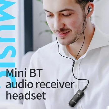 

HOCO Business Bluetooth Earphone Bluetooth 5.0 Receiver For 3.5mm Jack Earphone Headphone Wireless Adapter Aux Music Transmitter
