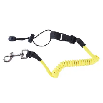 

Elastic Paddle Leash Kayak Canoe Safe Paddle Leash Fishing Rod Rowing Boats Coiled Lanyard Cord Rope ZJ55