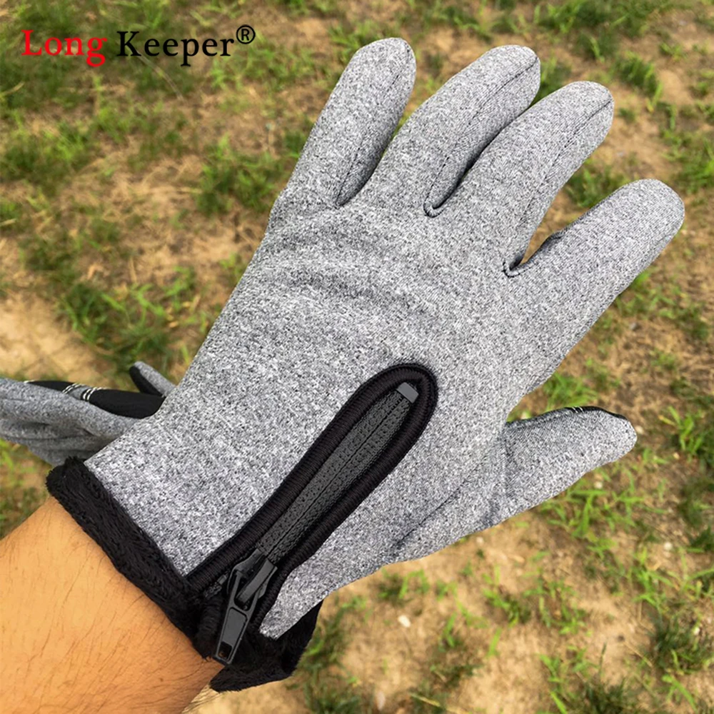 

2020 Winter Warm Touchscreen Full Finger Gloves Cycling Bicycle Waterproof Gloves Outdoor Bike Skiing Motorcycle Riding Luvas