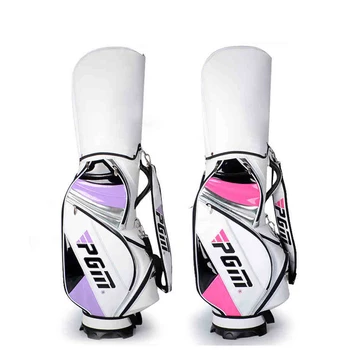 

QB016 Golf Bag Standard Bag Ladies Bag Support Customized Pink Purple Golf Bag PU Golf Factory Direct
