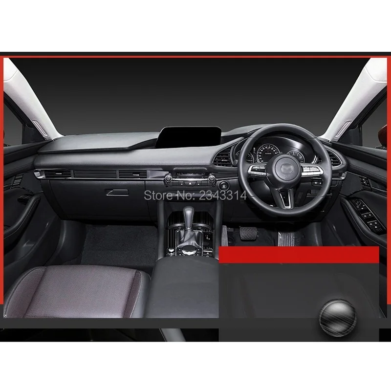 Для Mazda 3 2019 2020 RHD автомобильная консоль коробка передач панель накладка наклейка