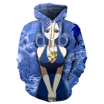 

2019 New Hot Fairy Tail Group Anime Cartoon Casual 3D Print Men/Women Hooded Hoodies Sweatshirts Pullover Harajuku Hip Hop