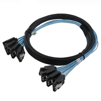 

SATA 3.0 III 6Gbps SAS Cable for Server SATA 7 Pin to SATA 7 Pin Data Cable ​Breakout Cable Hard Drive Splitter Cable