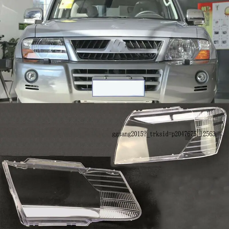 2 шт. для Mitsubishi Pajero Montero V73 2003-2010 фонарь с линзой фар рамка