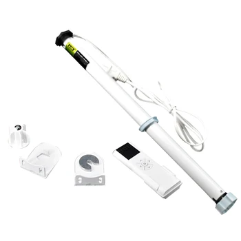 

100-240V Window Electric Roller Shade Motor Visor Office Repair Home Remote Control Soft Tubular Industrial Curtain Easy Install