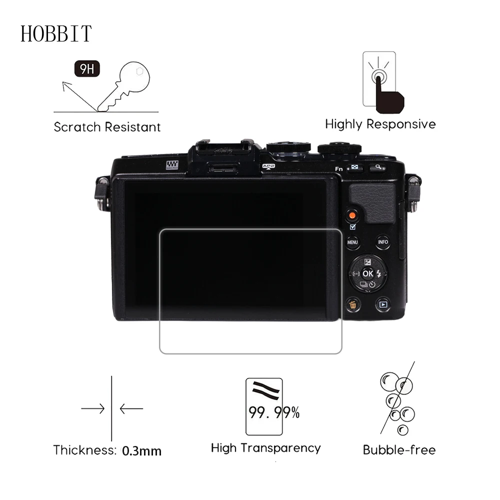 Для цифровой камеры Olympus PEN E-PL8 E-PL7 PL8 PL7 0,3 мм 9H прозрачная защитная пленка из закаленного стекла для ЖК-экрана