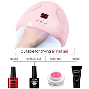 

1PC 36W Smart Sensor Nail Lamp Timing UV Gel Nail LED Light Therapy Machine USB Interface Multifunctional Nails Care Drying Lamp