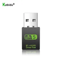 Беспроводной Bluetooth 5,0 адаптер 600 Мбит/с WiFi адаптер приемник 2,4G Bluetooth WiFi сетевая карта 8821CU передатчик 802.11b/n/g