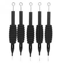 5PCS/Set Disposable Sterile Tattoo Grip Needle Silicone Grip Makeup Beauty Tools Tattoo Tubes Tattoo Gun Supplies Machine