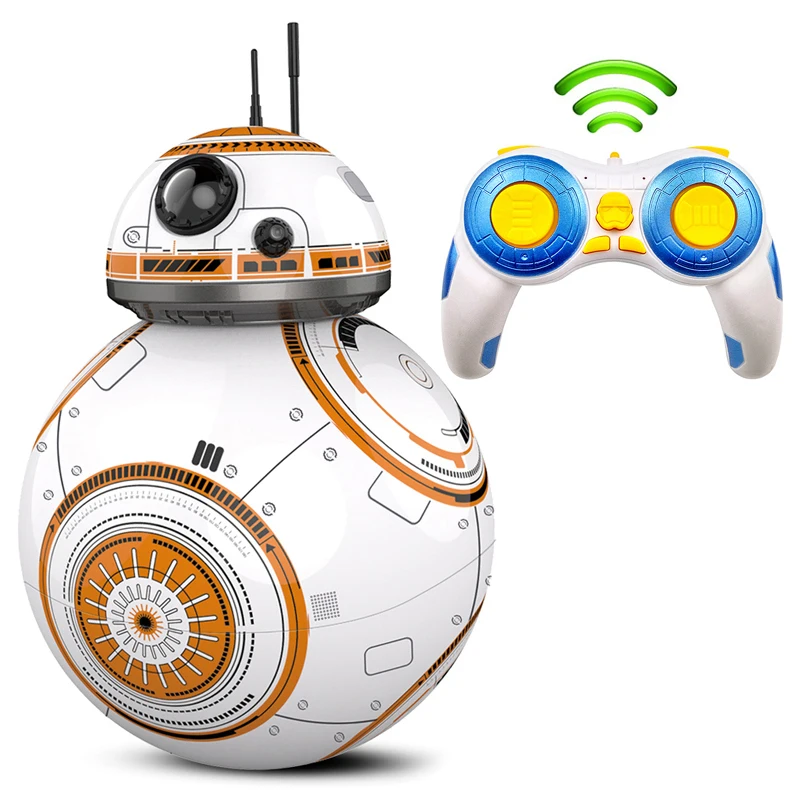Fast delivery of upgraded robot model RCBB-8 BB8 ball smart children's toy gift with sound 2.4G remote control | Игрушки и хобби