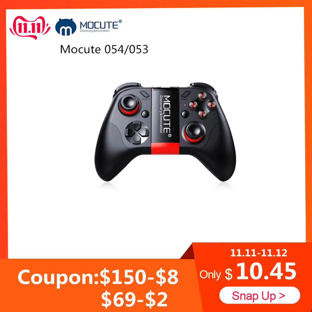Buy Mocute 054 Bluetooth Gamepad Mobile Joypad Android Joystick Wireless VR Controller for Android Tablet PC Smart TV Game Pad
