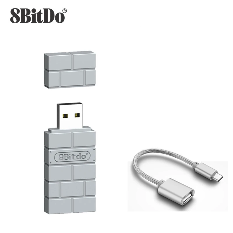 8BitDo USB Wireless Bluetooth Adapter Receiver for Nintendo Switch Klassische Konsole PS1 Mini PS4 Controller PS5 Handle | Электроника