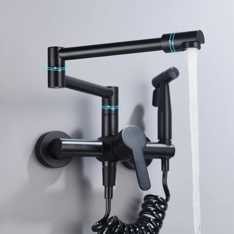 Black faucet