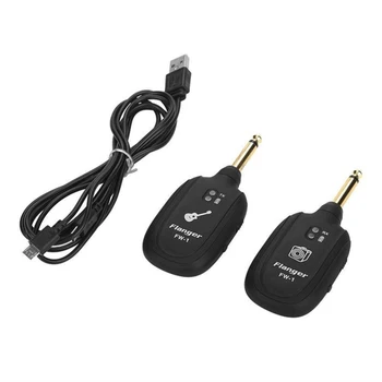 

System Guitar Pickup Violin Rechargeable Transmitter Bass Wireless Instrument Electric Receiver