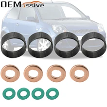 Автомобильный воздухозаборник топливный инжектор, уплотнительное кольцо, Комплект Шайбы для CITROEN C1 C2 C3 Xsara 1,4 HDi 2005 2006 2007 2008 2009 2010 Автомобильный воздухозаборник топливный инжектор, уплотнительное кольцо, Комплект Шайбы для CITROEN C1 C2 C3 Xsara 1,4 HDi 2005 2006 2007 2008 2009 2010