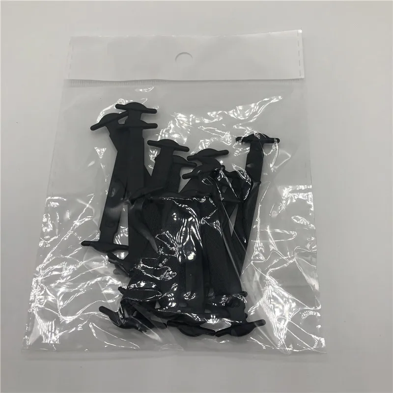 16-Pack Silicone No-Tie Elastic Shoelaces