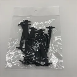 16-Pack Silicone No-Tie Elastic Shoelaces (Black)
