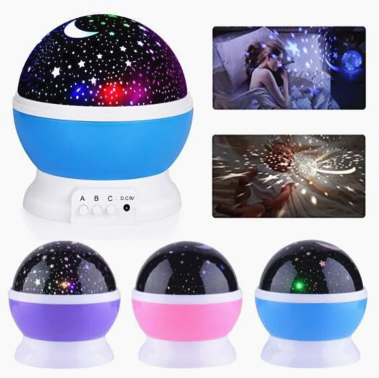 

Novelty Luminous Toys Romantic Starry Sky LED Night Light Projector Battery USB Night Light Creative Birthday Toys For Children
