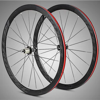

High Quality road bike wheelset 700C 40mm Rims Aluminium Alloy 4 Bearing Wheels bmx Road Wheelset Bicycle Wheels