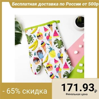 

Dolyan's mitten "Summer", 25 * 16 cm, polyester 100% 3840617