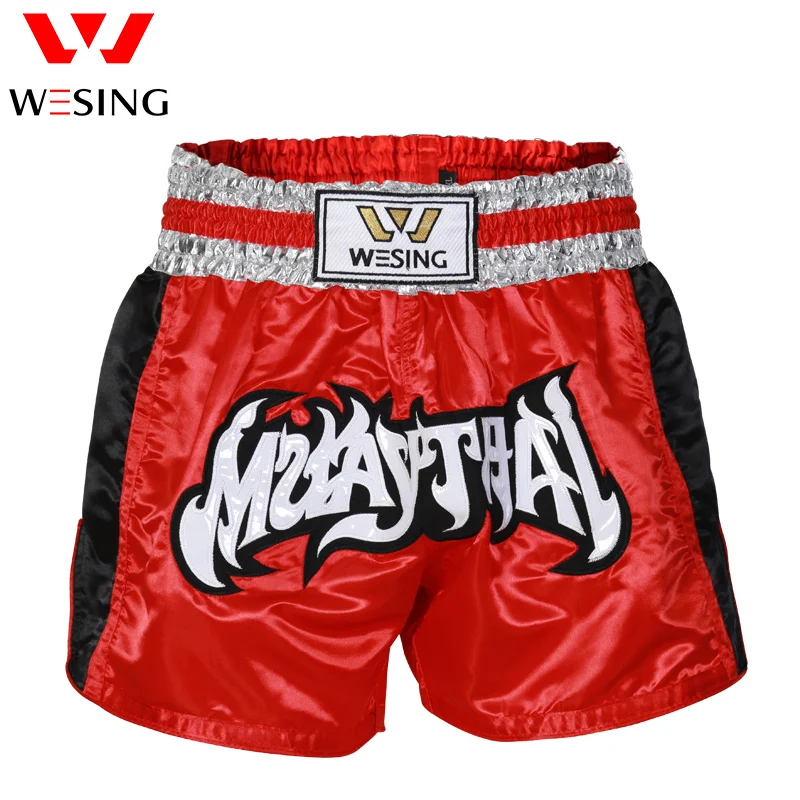 Шорты WESING Muay thai шорты MMA для кикбоксинга мужчин и женщин|Боксерские трусы| |