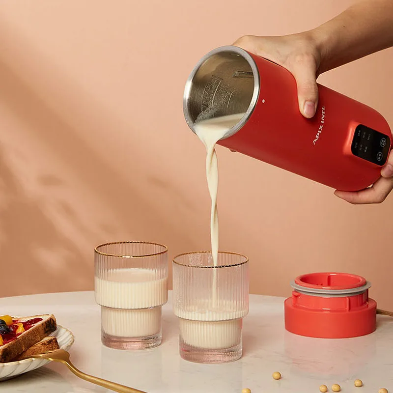 350ml Soymilk Maker Machine Portable  Juicer Food Blender Multicooker Heating Soya-Bean Milk Stir Rice Paste Maker Filter-free