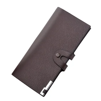 

Men's zhang pi jia Fashion Mid-length xi zhuang bao Soft pi kou zi Wallet