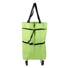 Cart Trolley Vegetables-Organizer Folded Collapsible Portable Fashion Tug-Bag Car-Luggage