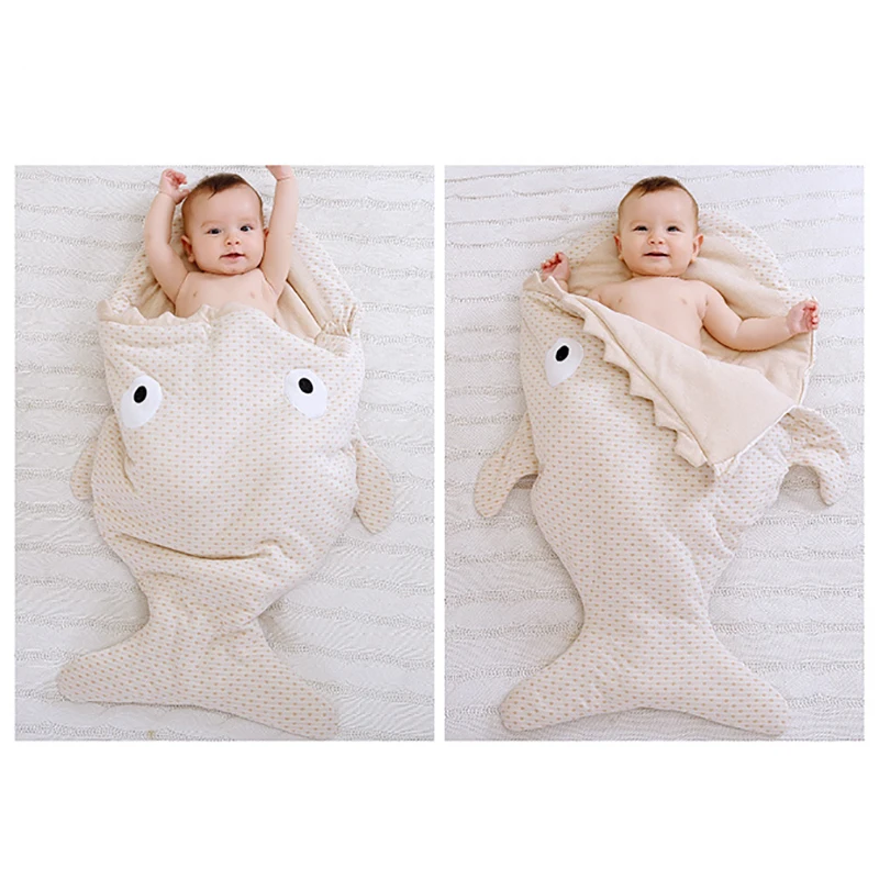 90 см 100% хлопок детский спальный мешок анти-кик одеяла домашнее украшение для 0-12 месяцев новорожденный мультфильм спальный мешок в виде