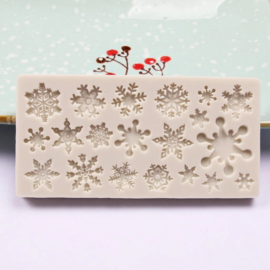 Description Picture 2 of itemSnowflower Shape Silicone Mold for Doughnut Dessert Baking Pan Ice Cream Decoration Biscuit Cake Tools Home DIY Baking Mould