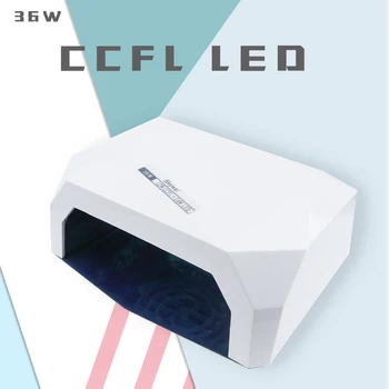 

36W CCFL LED Nail Lamp For Manicure Sun Nail Dryer Intelligent Sensing 3 Timing Diamond Design Ice Lamp Nail Dryer Gel Polish