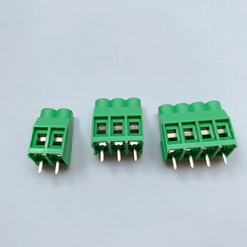 

1pcs KF635 6.35MM 7.62MM 9.5MM Screw PCB Terminal Block Connector Pitch 2P 3P 4P 5P 6P 7P 8P 300V 30A Screw Terminal