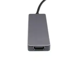 Кард-ридер тип-c к HDMI UHD тонкий USB-C микро/безопасные цифровые карты памяти адаптер концентратор кабель