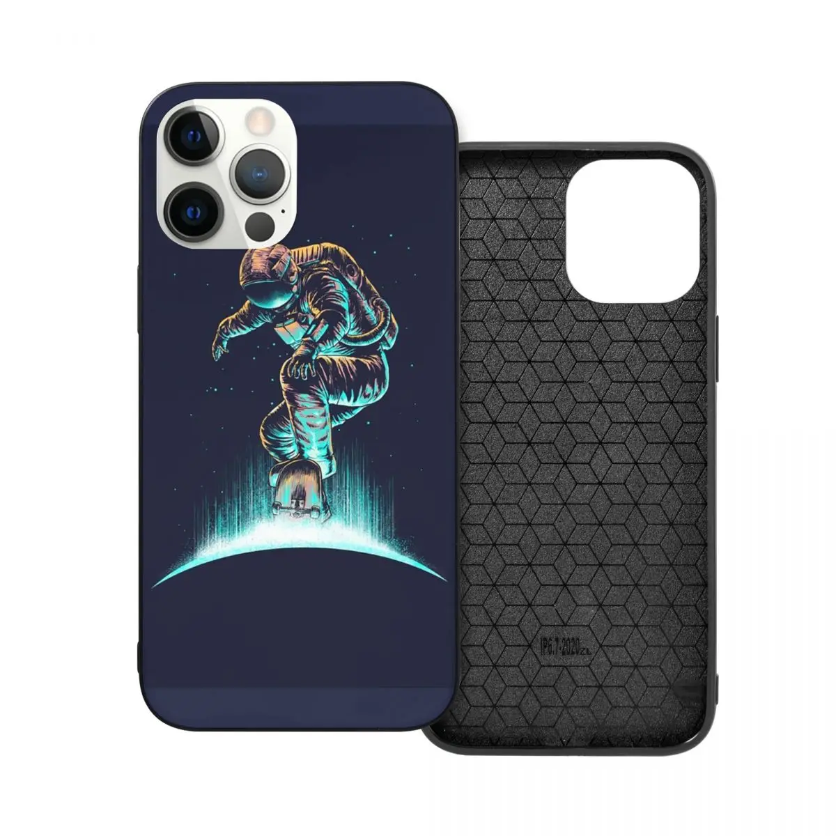 Space Grind PC Glass TPU Phone Case for iPhone 12 11 Xs Xr X Pro Max Mini 7 8 Se2 Plus 6 6S | Мобильные телефоны и