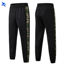 Осенние спортивные штаны для бега с карманами на молнии, мужские быстросохнущие спортивные штаны для бега, свободные эластичные штаны для фитнеса