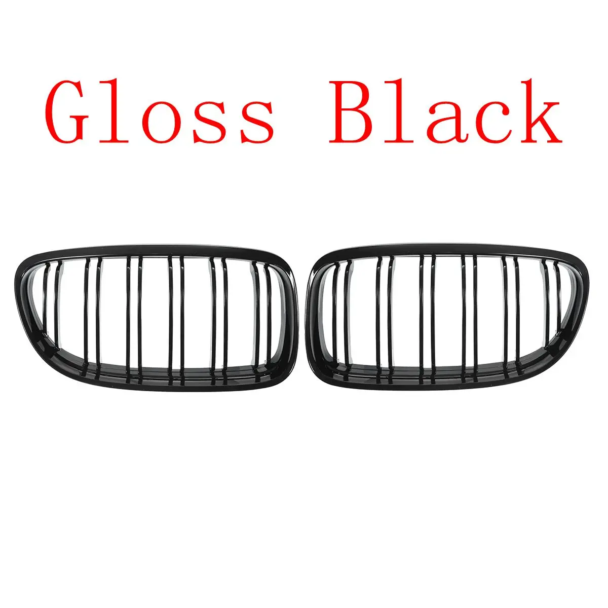 

Hot Sale Pair Gloss black Kidney Grille Grill For BMW 3-Series E90/E91 Sedan/Wagon 2009 2010 2011 4-Door