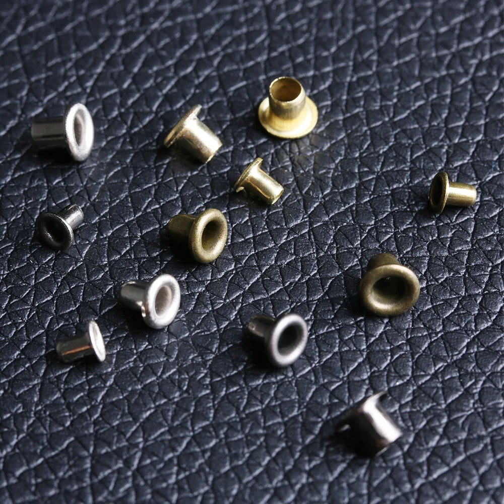 Mini Eyelet Buttons 50Pcs 1.5/2.0/2.5mm for DIY Doll Belt Buckles Metal Buckle Snap Buttons Bag Shoes Clothes Sewing