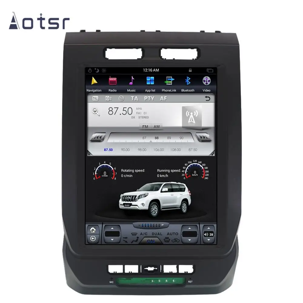 Android 8,1 Tesla Styel автомобильный dvd-плеер gps навигация для Ford F150 Ford Raptor авто стерео плеер головное устройство