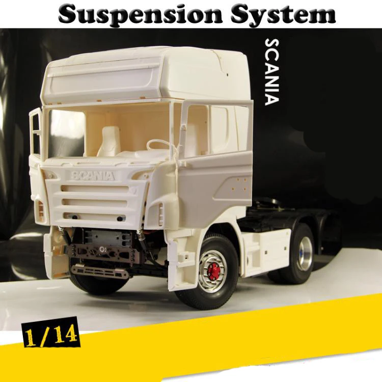 1/14 Tractor Trailer Cab Dynamic Suspension System Front Rear