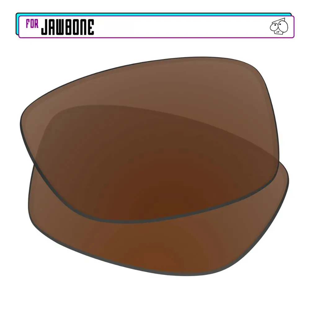 

EZReplace Polarized Replacement Lenses for - Oakley Jawbone Sunglasses - Brown