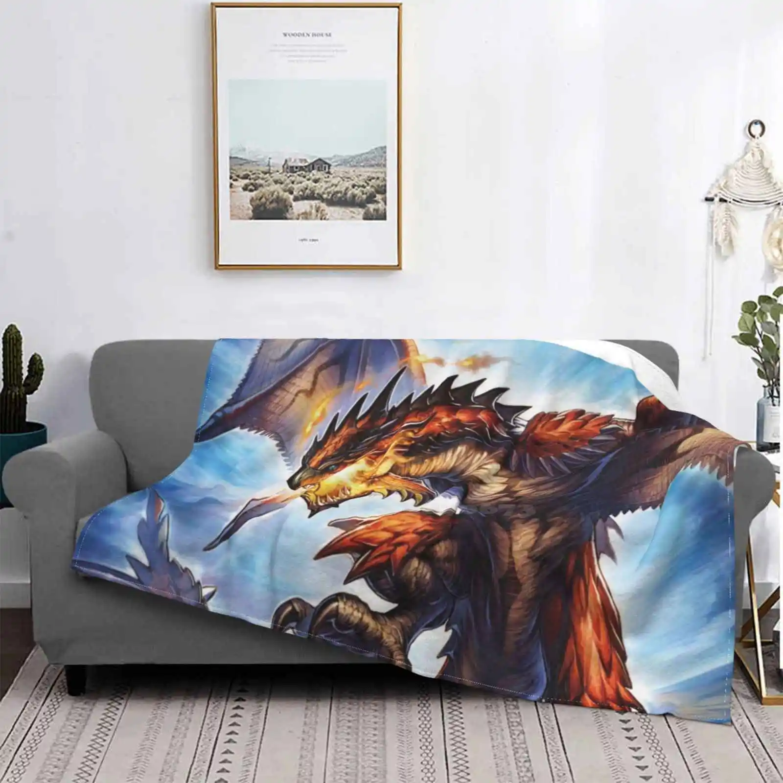 Soft Warm Throw Coperta Rat Monster Hunter World Freedom Tri 4G Ultimate Generations G Rank Rathian Gold Silver Mhw