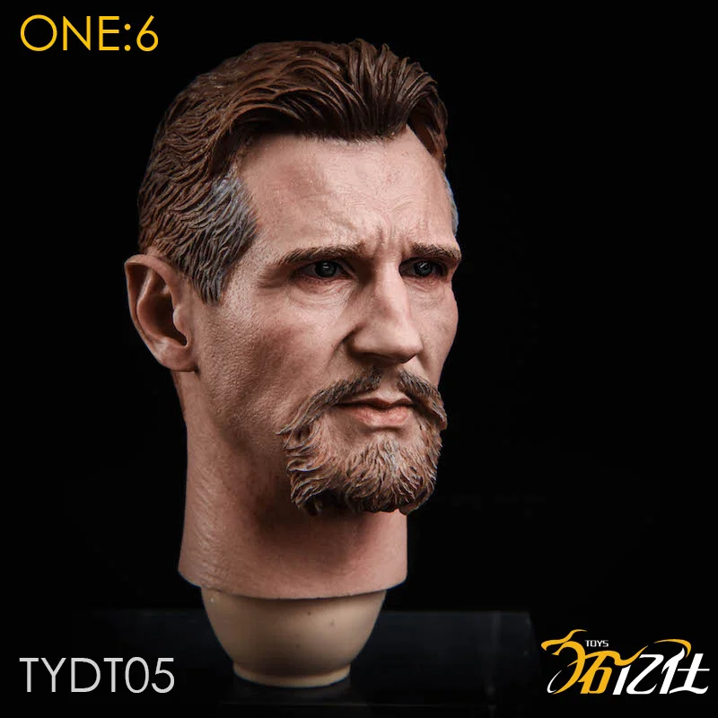Estartek 1/6 TYDT05 Лиам Ниссен голова Лепка для 12 дюймов Фигурка DIY